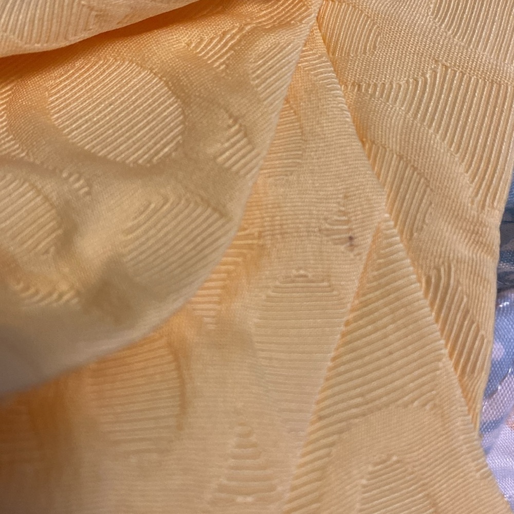 Dressbarn Yellow Petite Dress with Bow Detail and Cap Sleeves - Picture 11 of 11